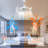 Olamide 24" DIY Shape Adjustable Ceiling Fan with Lights Remote and APP Control-506981701
