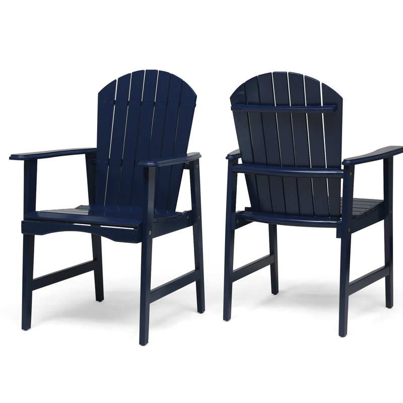 Chaise de patio Rosalyn, Bleu marine