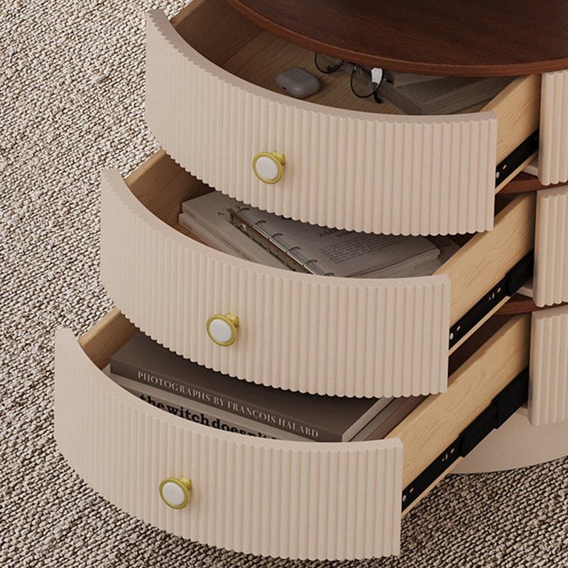 Bureau italien multifonctionnel, Brun / Beige, 29.53" H x 78.74" W x 27.56" D