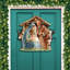 Porte de Noël en bois Itohan