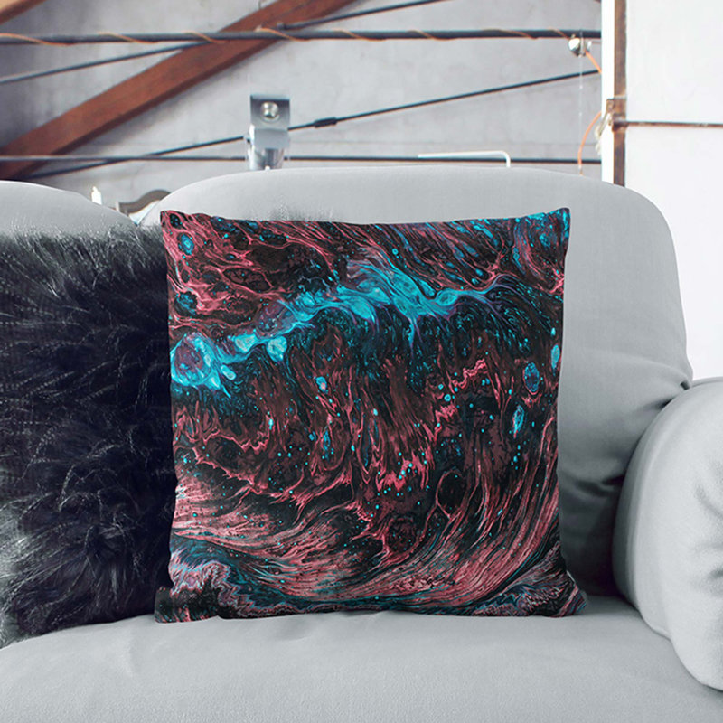 Square Throw Cushion, 55cm H x 55cm W x 20cm D