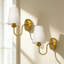 Ensemble de 2 appliques murales à abat-jour en tissu classique, éclairage simple E12, lampe murale de ferme pour miroir de salle de bain, salon, chevet-1212820849
