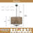 Ekkehard 6-light Boho Handwoven Rattan Chandelier