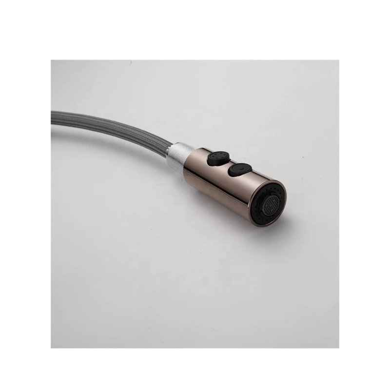 Robinet de cuisine laiton avec douchette extractible, Noir