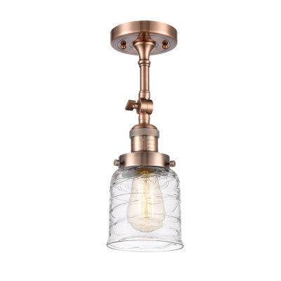 Hanceville Glass Semi Flush Mount