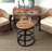 Mateus Solid Wood Top End Table