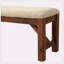 Banc rembourré en tissu Casidy