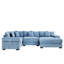 Canapé modulaire rembourré modulaire pour la chambre à coucher du salon-1302336703