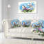 Coussin lombaire floral apollo papillons