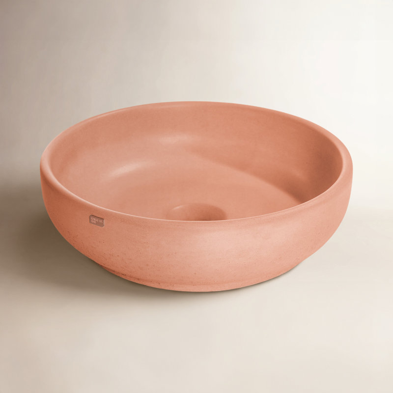 Fladd 14.5'' L Bathroom Sink, Antille Orange