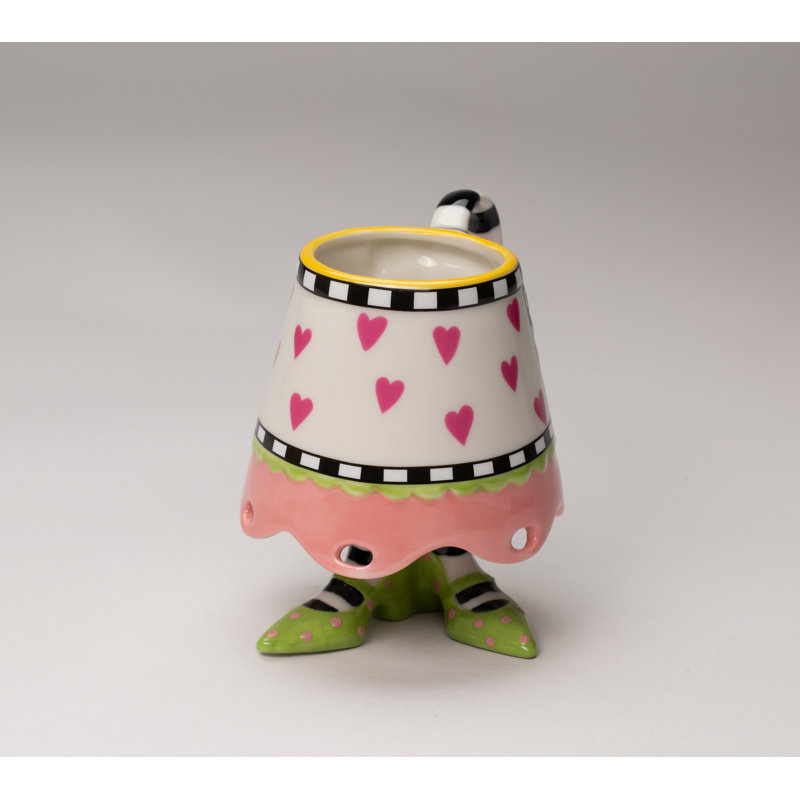 J'aime le thé! Tasse à thé rose
