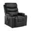 Electric Recliner Chair ETER Faux Leather Black-1938998504