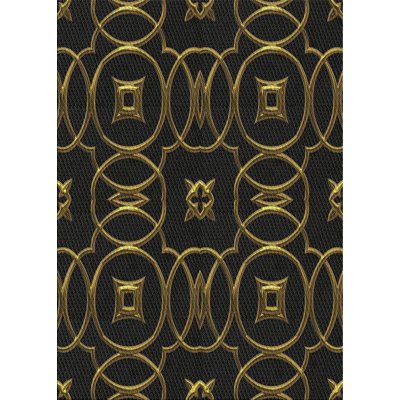 Tapis noir en laine touffeté à la main Vasilikos
