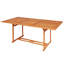 Florenza 6 - Person Teak Wood Patio Dining Set with Rectangular Table