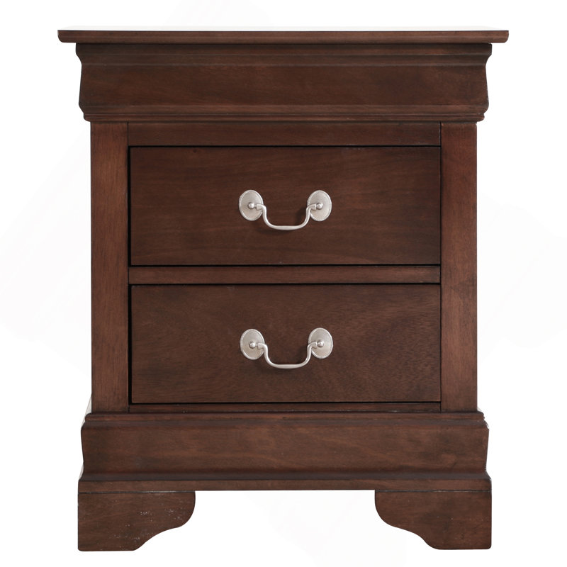 Louisphillipe G02125-N Nightstand , Cappuccino, Cappuccino