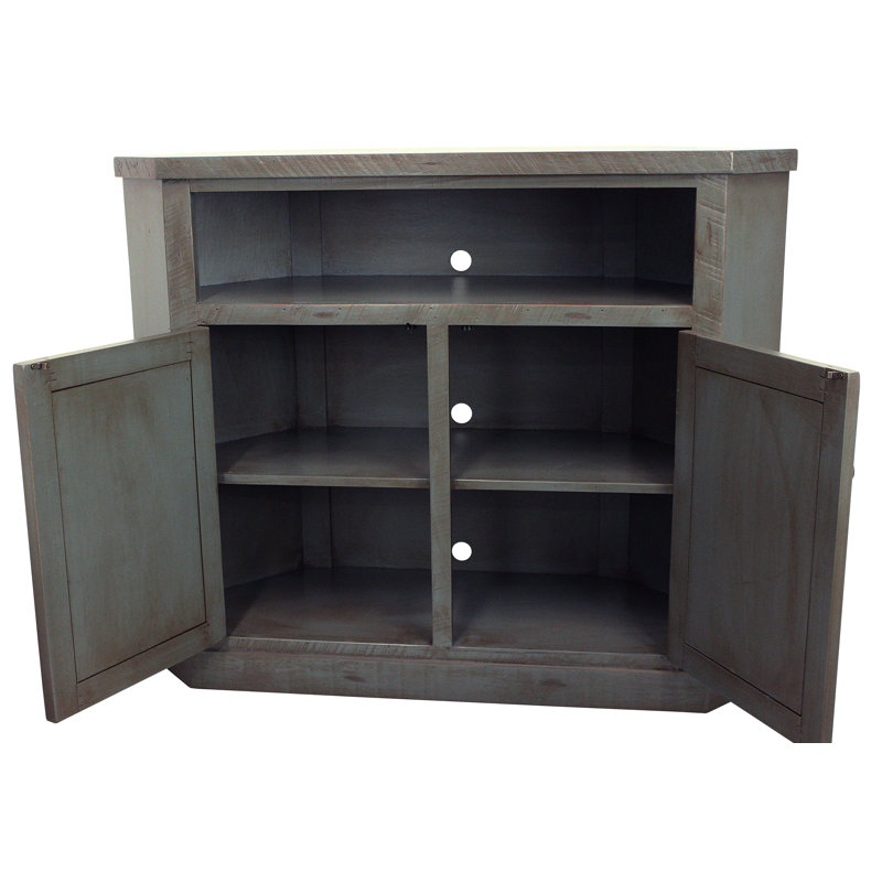 Berkley Media Console, Rustic Dark Blue