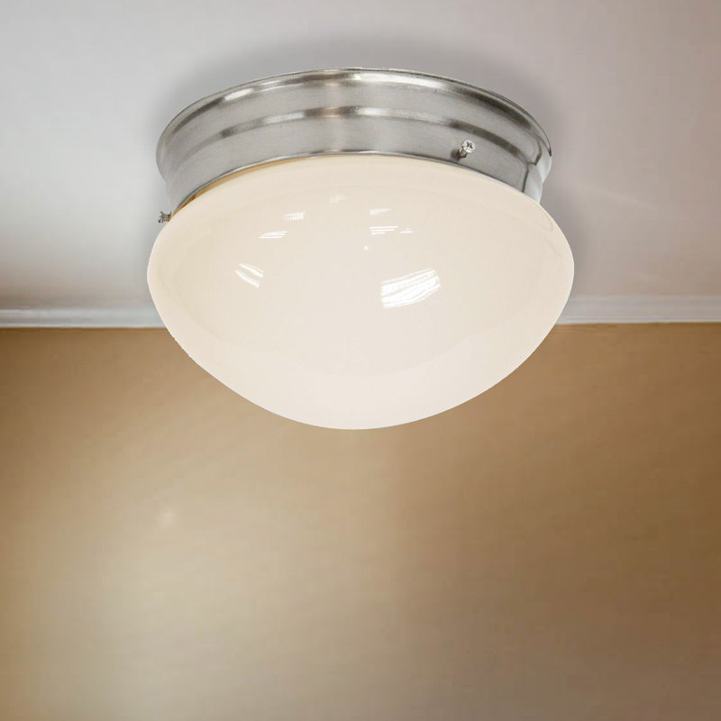 Plafonnier encastré 1 lumière Wacissa, H 5 po x l 9 po x P 9 po