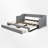 Upholstered Daybed With Trundle-817377542