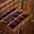 Nut-brown Rectangular Solid Wood Jewelry Armoires