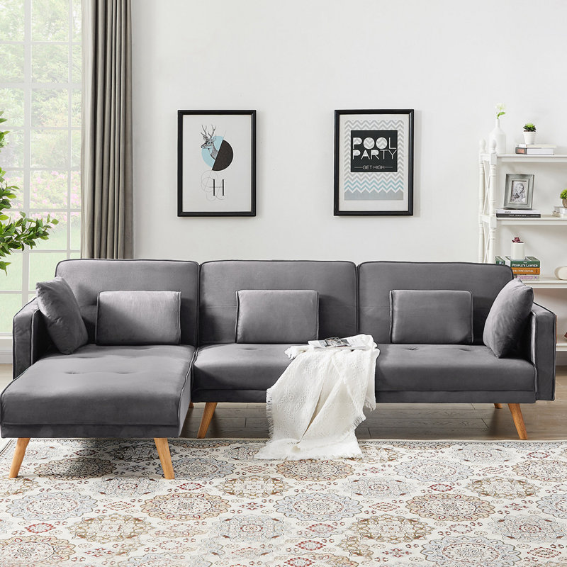 Jiahang Upholstered 104.5'' Sofa