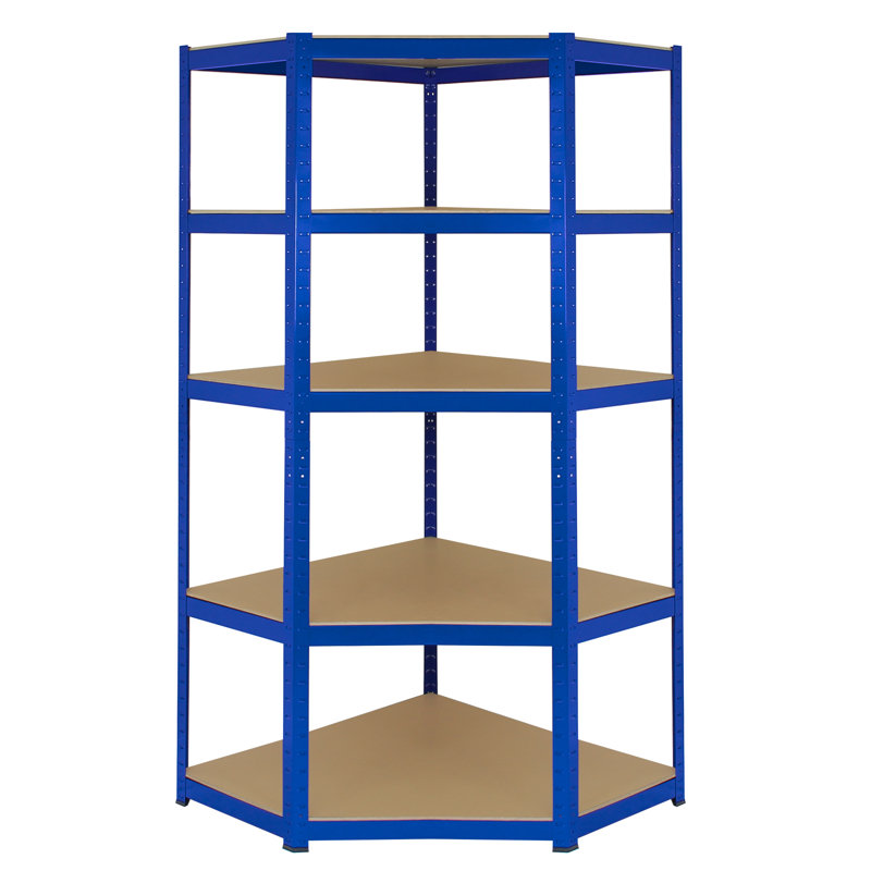90cm W Height -Adjustable, Blue, 180cm H x 90cm W x 45cm D