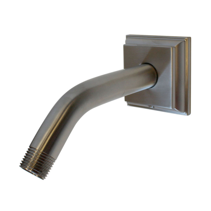 Bras de douche et bride Rainier, Nickel brossé