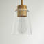 Luminaire suspendu conique à 1 lumière en laiton chaud Macklin-1516115998