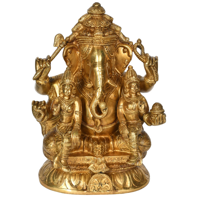 Ganesha avec Riddhi Siddhi
