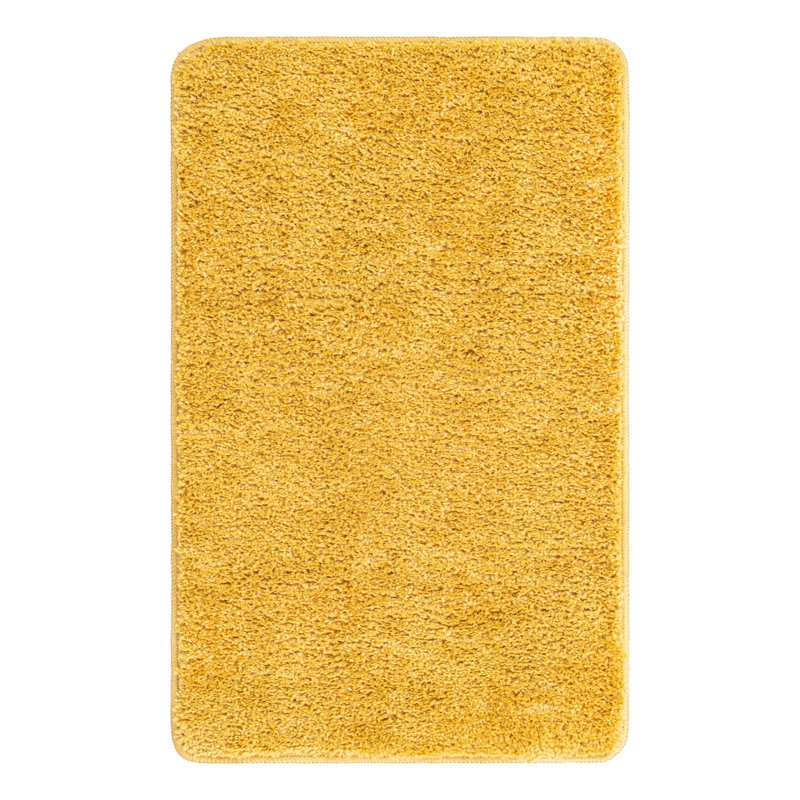 Carennac Non-Slip Bath Mat, Mustard