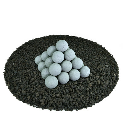 12'' x 19'' Ceramic Fire Pit Accessory