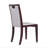 18.5 " H Tufted Faux Leather Upholstered Walnut Solid Wood Parsons Chair-25610854