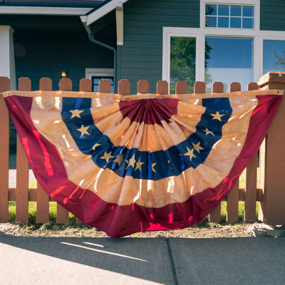 Pleated Fan Patriotic Bunting