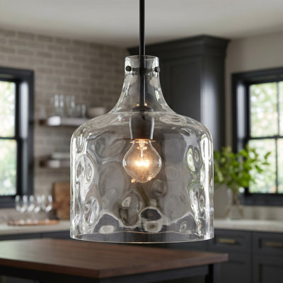 Luminaire suspendu en forme de cloche à 1 lumière Baldwyn