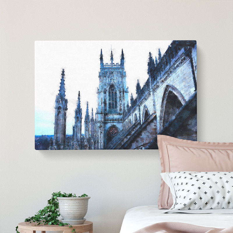 York Minster - Wrapped Canvas, 50cm H x 76cm W x 3cm D