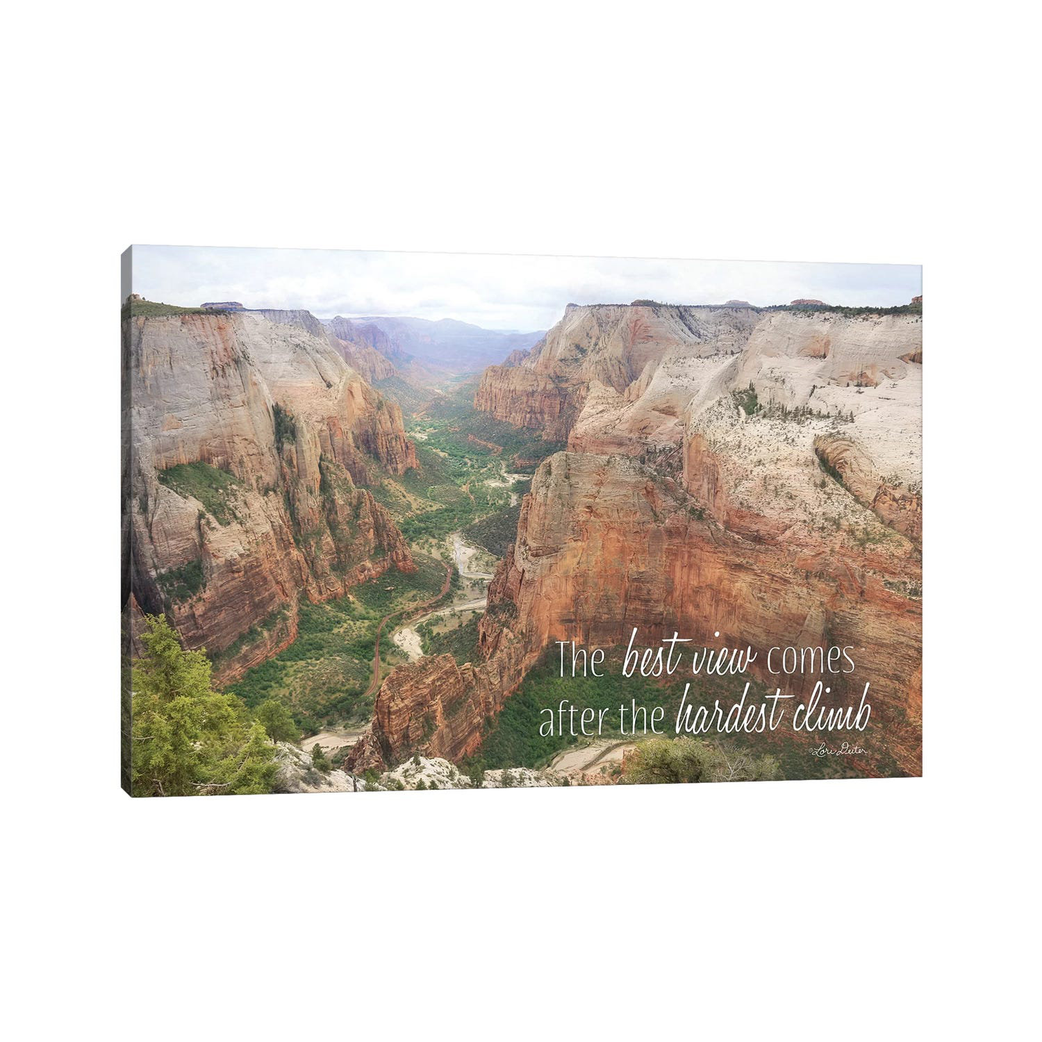 Alpen Home The Best View by - Wrapped Canvas Photograph | Wayfair.co.uk