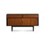 Buffet Mid-Century en bois massif multifonctionnel