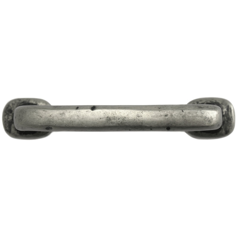 Riverstone Bar / Handle Pull, Distressed Pewter, 3"