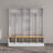 White Wide Design Coat Rack With Storage Bench, Simple Shoe Cabinet With Cube Storage Rack And Shelves, Multifunctional Coat Rack With 8 Hooks For Entryway And Foyer