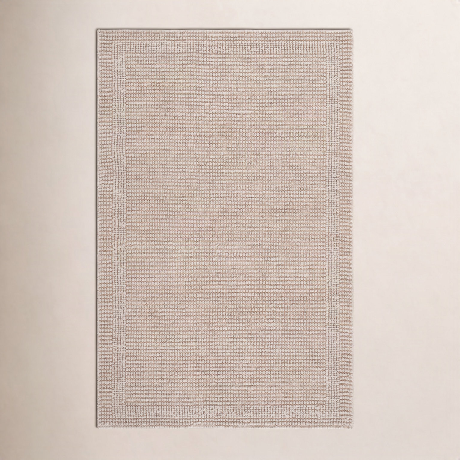 Hand-Woven Wool Rug, Rectangle 6' x 9'