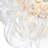 4-light Handcrafted Glass Bubble Semi-flush Mount