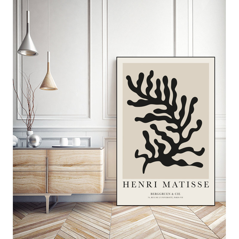 L'herbe' Framed Canvas