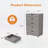 Spacious and Mobile Modern Storage Cabinet for Organized Living-924893826