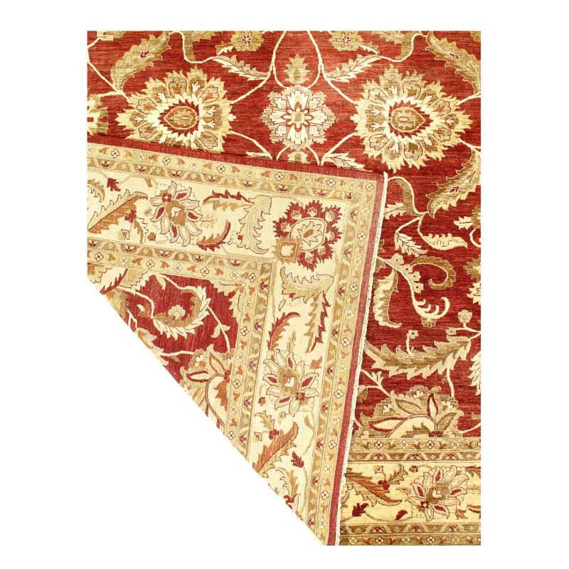 One-of-a-Kind 15'11'' X 12'11'' 2010s Wool Area Rug in Rust/Beige
