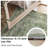 Vintage Floral Distressed Design Non-Slip Low-Pile Soft Thin Faux Wool Area Rug-1835124416