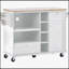 Chariot pour îlot de cuisine polyvalent avec construction robuste et multiples options de rangement-1811931349
