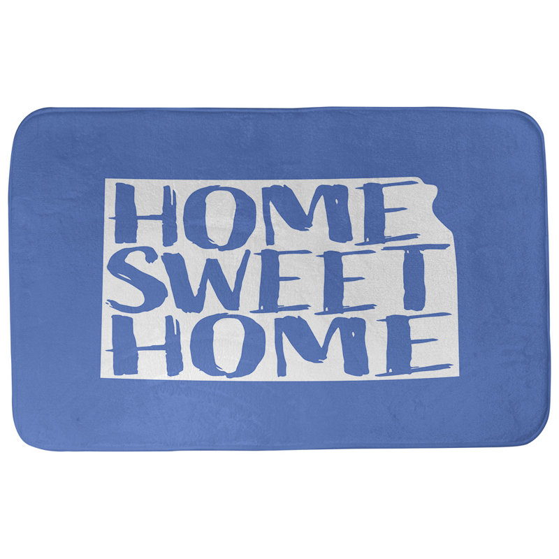 Tapis pour salle de bain kansas doux, l 21 po x L 34 po, Bleu