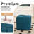 Ottoman Foot Rest Soft And Comfortable Ottoman Square Corduroy Woven Design Sofa Stool Biue-945499845