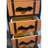 Retro Brown Leather Chest of drawers 19.68 " W 5 - Drawer Dresser