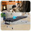 Lit simple réglable Avin avec matelas inclus