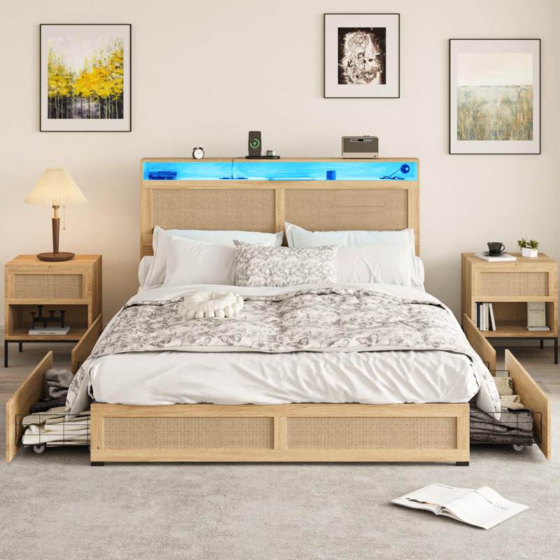 Platform Storage Bed, Full